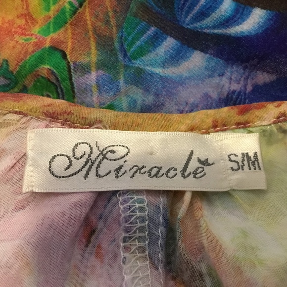 MIRACLE Multi coloured Maxi Dress - Picture 6 of 6